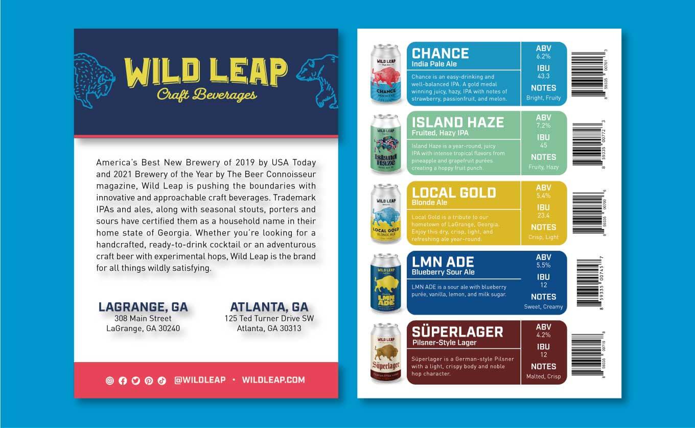 Wild Leap Brewery - Creative Design Elements